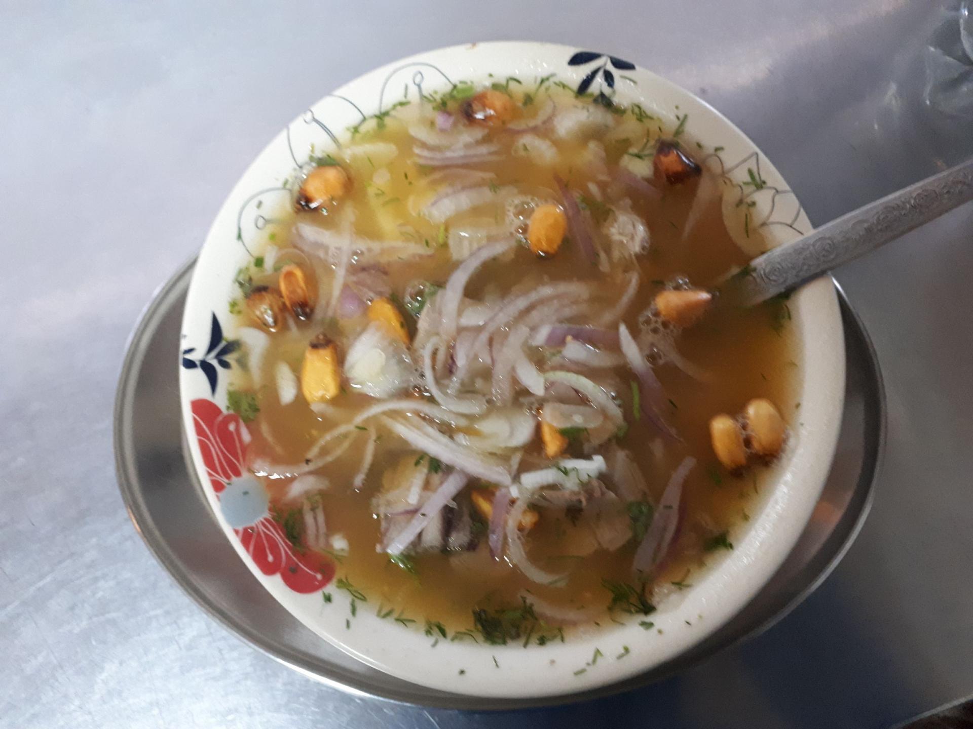 Soupe de poisson au petit déjeuner