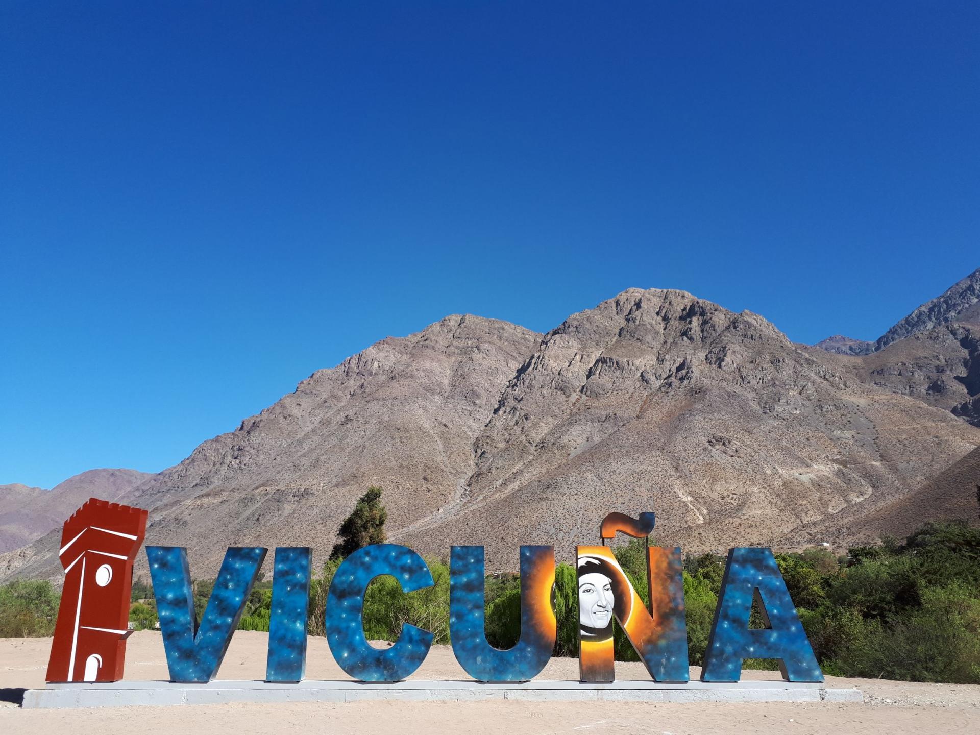 Vicuña: village dans la vallée d'Elqui