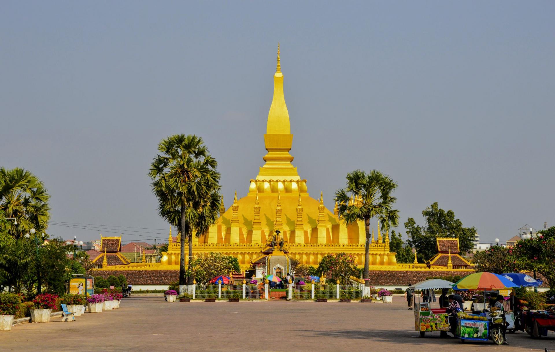 Golden stupa à Pha that Luang