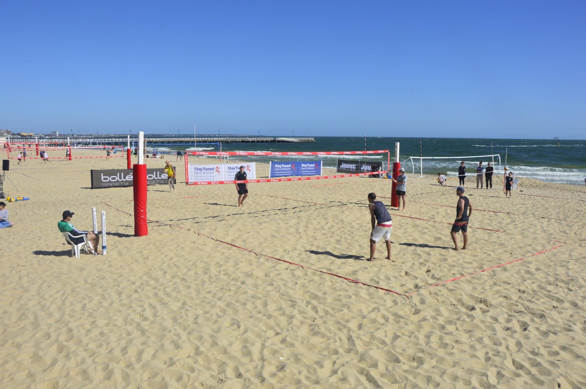 Compétition de beach volley