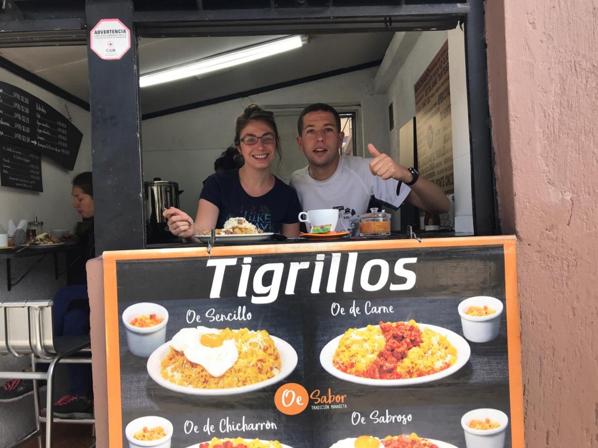 Petit déjeuner salé : tigrillos