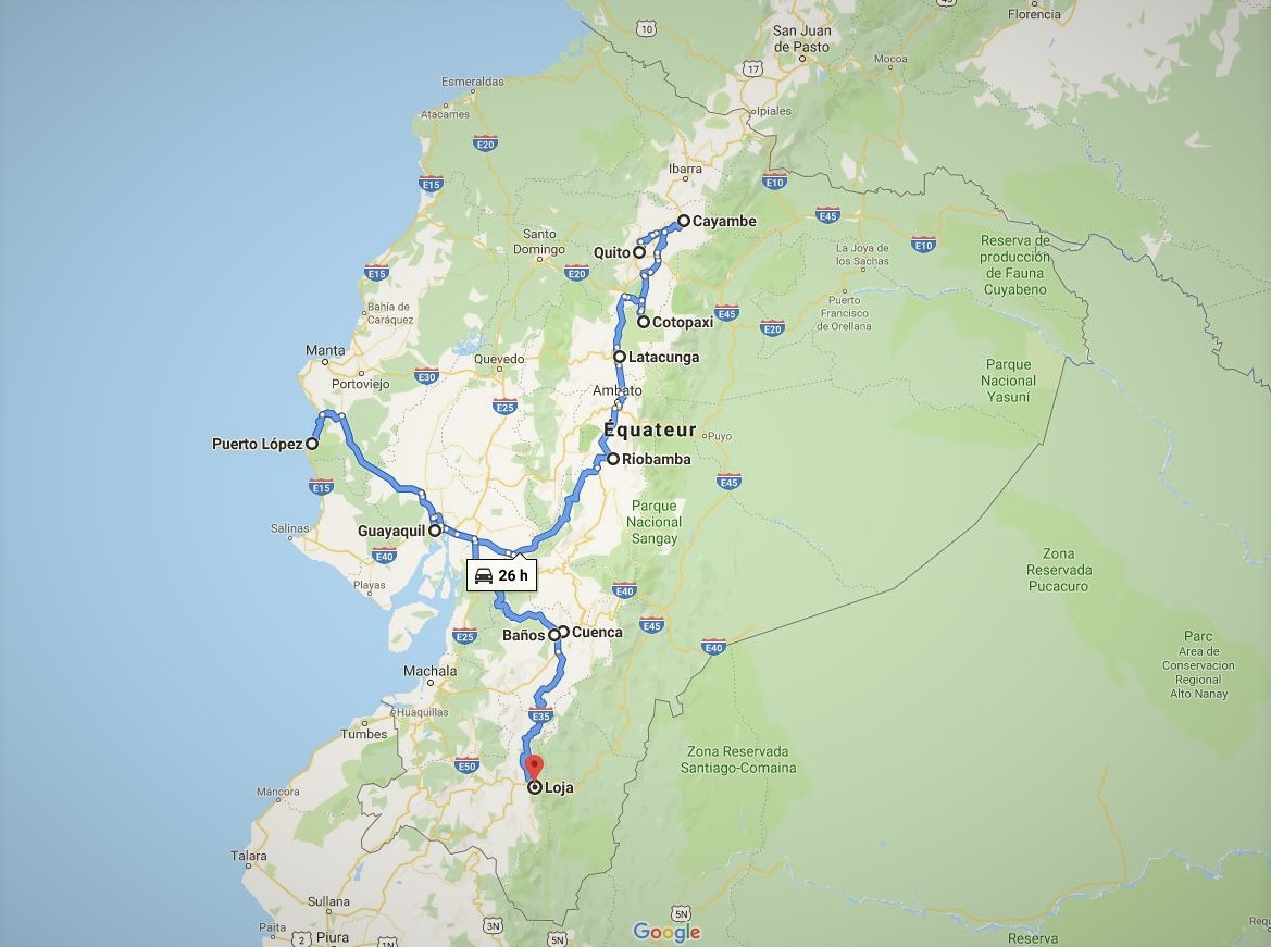 Itineraire equateur 2